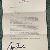 Donald Rumsfeld signed item