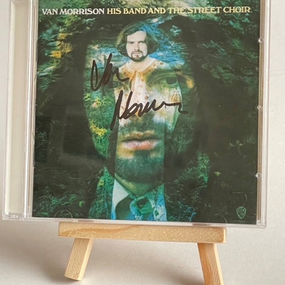 Van Morrison - His band and the street choir CD. Signed by Van Morrison