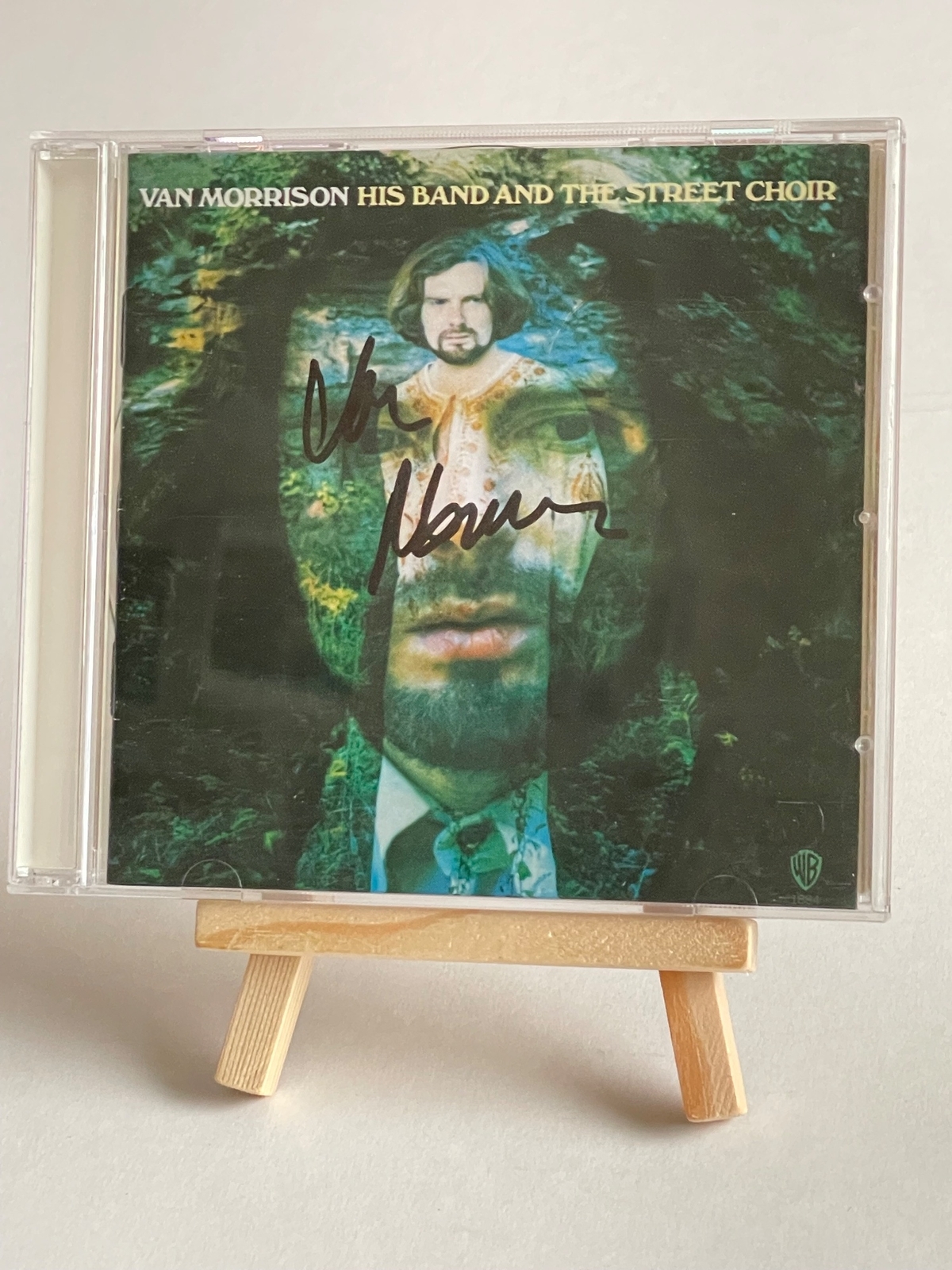 Van Morrison - His band and the street choir CD. Signed by Van Morrison