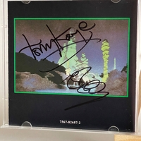 Yes - Classic Yes CD. Signed by Chris Squire, Alan White, Bill Bruford, Steve Howe, Jon Anderson on front of CD booklet and Rick Wakeman, Tony Kaye on rear of booklet,