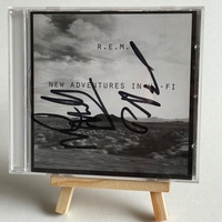 REM - New Adventures in Hi-Fi CD. Signed by Mike Mills and  Peter Buck