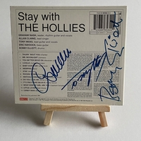 The Hollies - Stay With The Hollies CD. Signed by Allan Clarke, Tony Hicks and Bobby Elliott