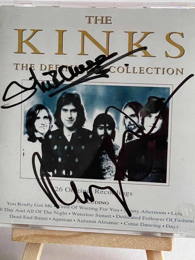 The Kinks - The Definitive Collection. Signed by Mick Avory and Ray Davies