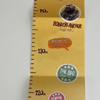 The BFG Height chart signed by Mark Rylance