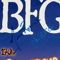 The BFG Height chart signed by Mark Rylance