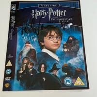 Harry Potter and the Philosophers Stone DVD cover signed by Zoe Wanamaker. DVD sleeve only