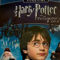 Harry Potter and the Philosophers Stone DVD cover signed by Zoe Wanamaker. DVD sleeve only