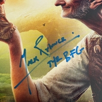 The BFG DVD cover signed by Mark Rylance. DVD sleeve only