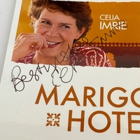 The Best Exotic Marigold Hotel Italian Photo signed by Judi Dench, Bill Nighy and Celia Imrie