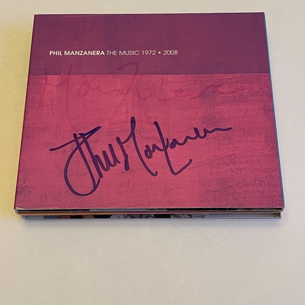 Phil Manzanera - The Music 1972-2008 cd box set. Signed by Phil Manzanera