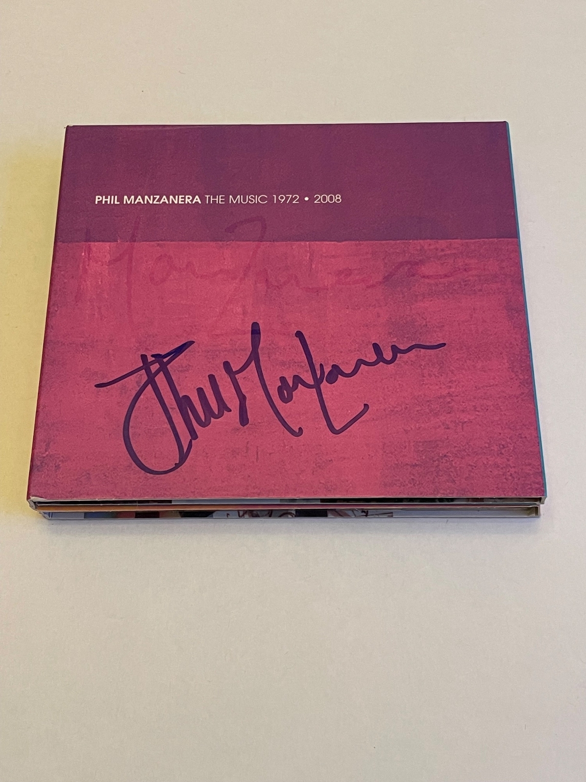 Phil Manzanera - The Music 1972-2008 cd box set. Signed by Phil Manzanera