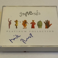 Genesis - Platinum Collection CD. Signed by Mike Rutherford