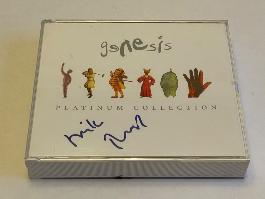 Genesis - Platinum Collection CD. Signed by Mike Rutherford