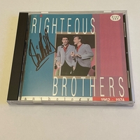Righteous Brothers - Anthology CD set. Signed by Bill Medley