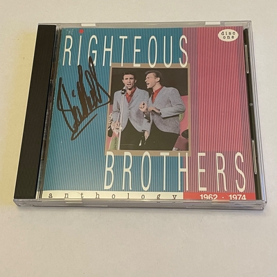 Righteous Brothers - Anthology CD set. Signed by Bill Medley