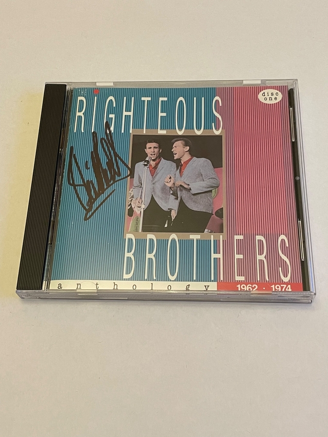 Righteous Brothers - Anthology CD set. Signed by Bill Medley