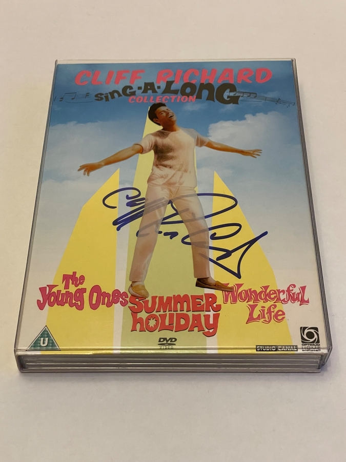 Cliff Richard - Sing A Long collection. Signed by Cliff Richard