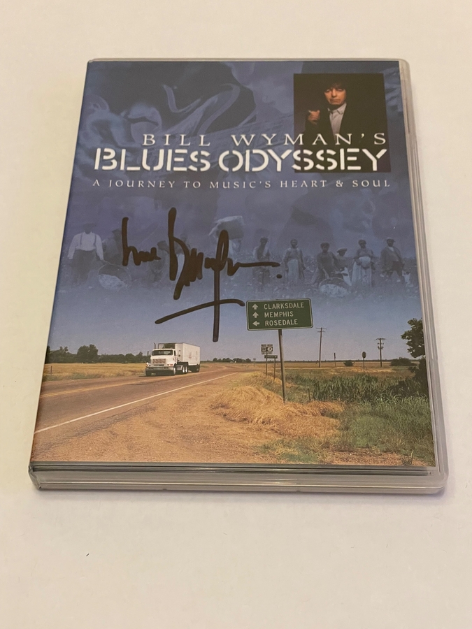 Bill Wyman’s Blues Odyssey DVD. Signed by Bill Wyman
