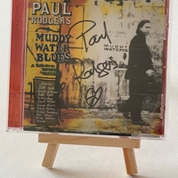 Paul Rodgers - Muddy Water Blues CD. Signed by Paul Rodgers