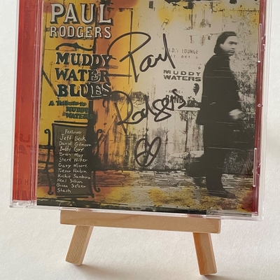 Paul Rodgers - Muddy Water Blues CD. Signed by Paul Rodgers