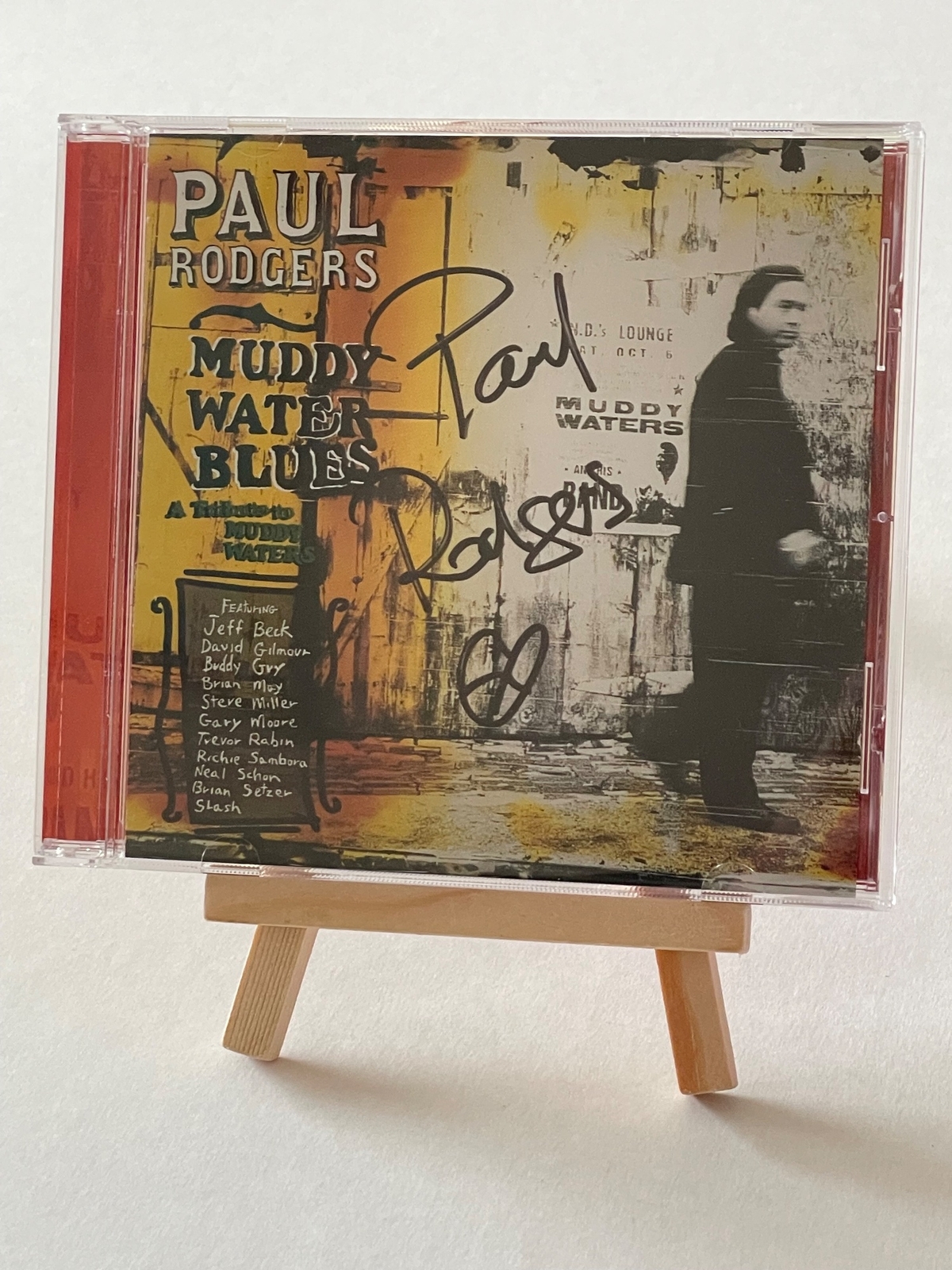 Paul Rodgers - Muddy Water Blues CD. Signed by Paul Rodgers