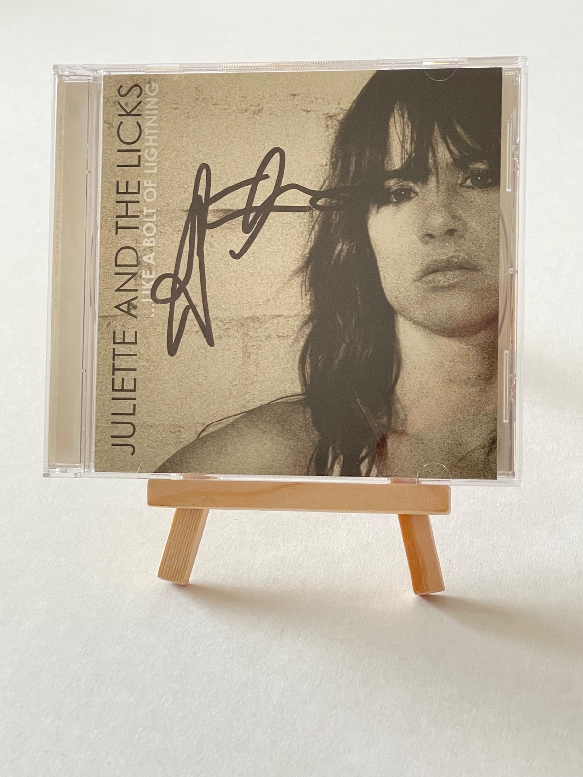 Juliette Lewis and the Licks - Like a Bolt of Lightning CD. Signed by Juliette Lewis
