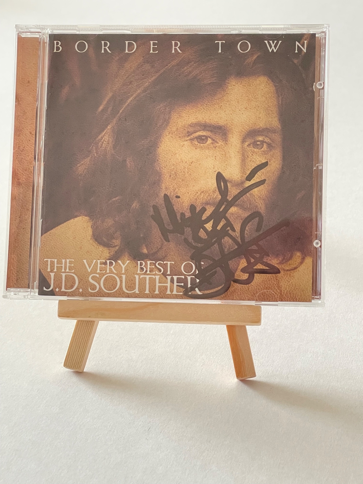 J D Souther - Border Town. Signed by JD Souther