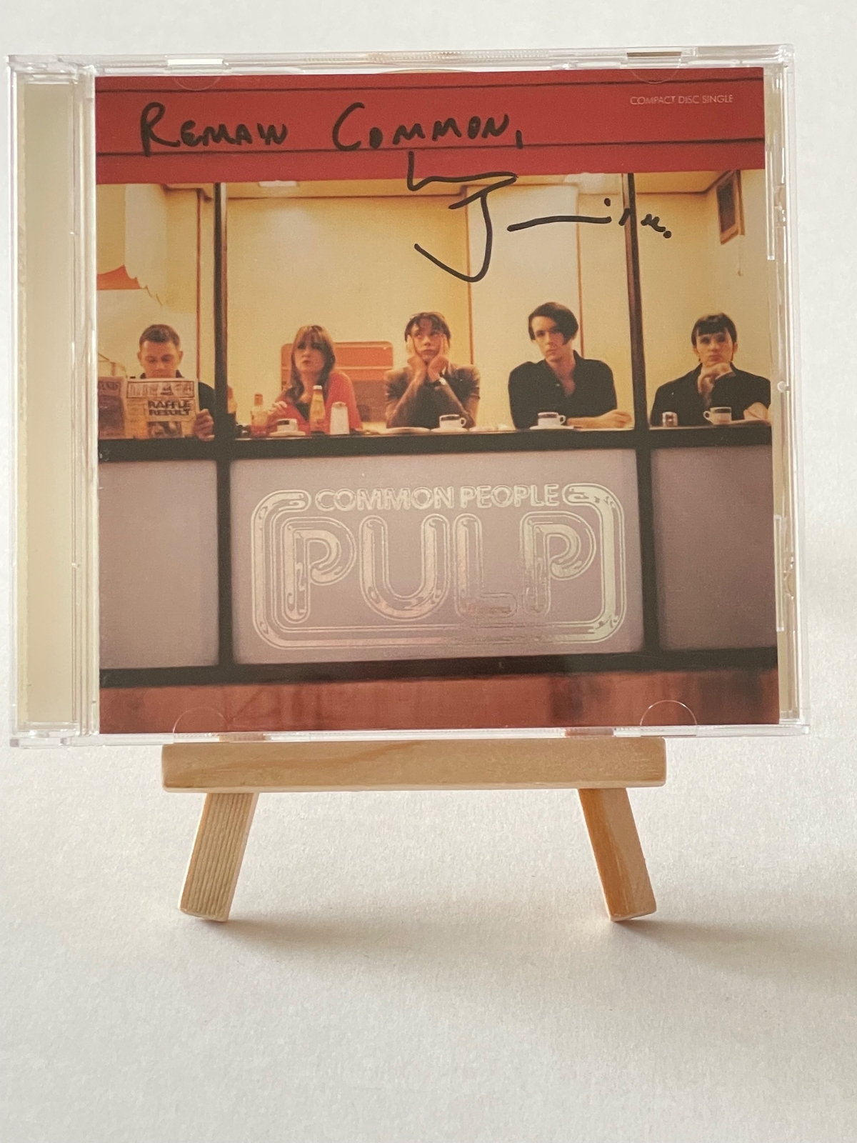 Pulp - Common People CD. Signed by Jarvis Cocker.