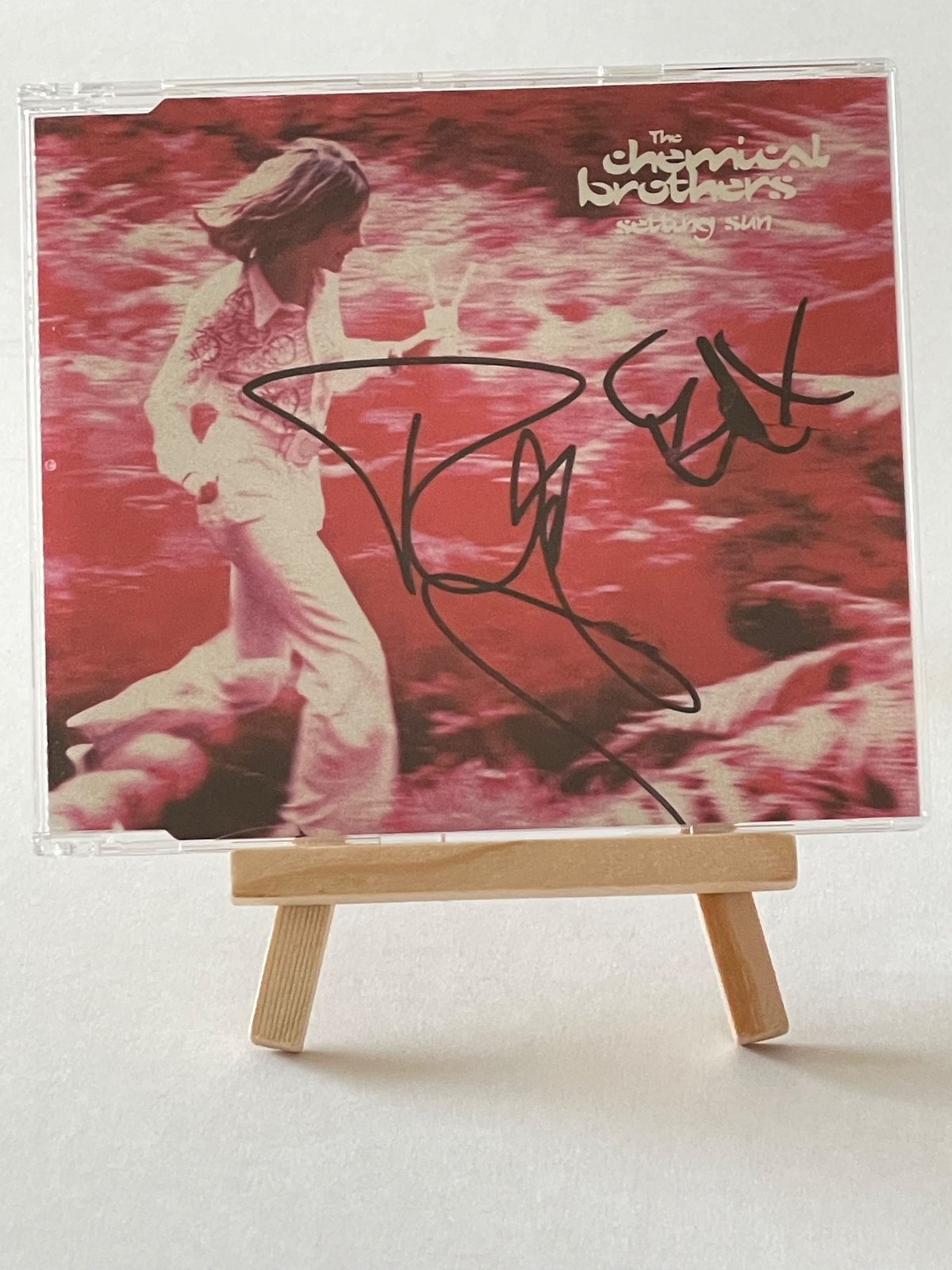 The Chemical Brothers - Setting Sun CD. Signed by Ed Simons and Tom Rowlands