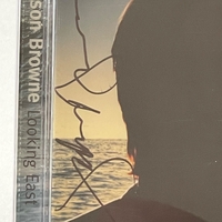 Jackson Browne - Looking East CD. Signed by Jackson Brown and Fritz Lewak