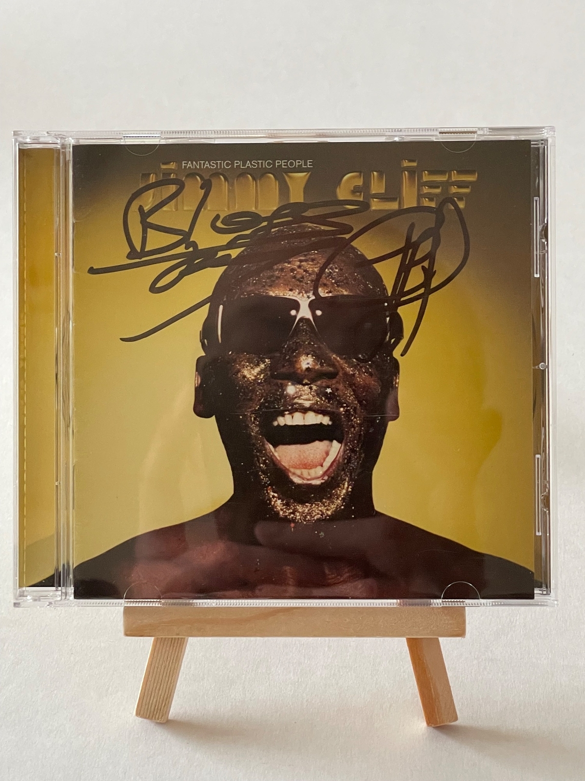 Jimmy Cliff - Fantastic Plastic People CD. Signed by Jimmy Cliff