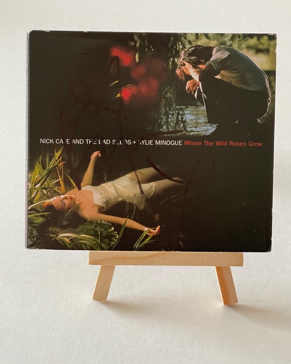 Nick Cave and The Bad Seeds + Kylie Minogue - Where The Wild Roses Grow Cd. Signed by Kylie Minogue