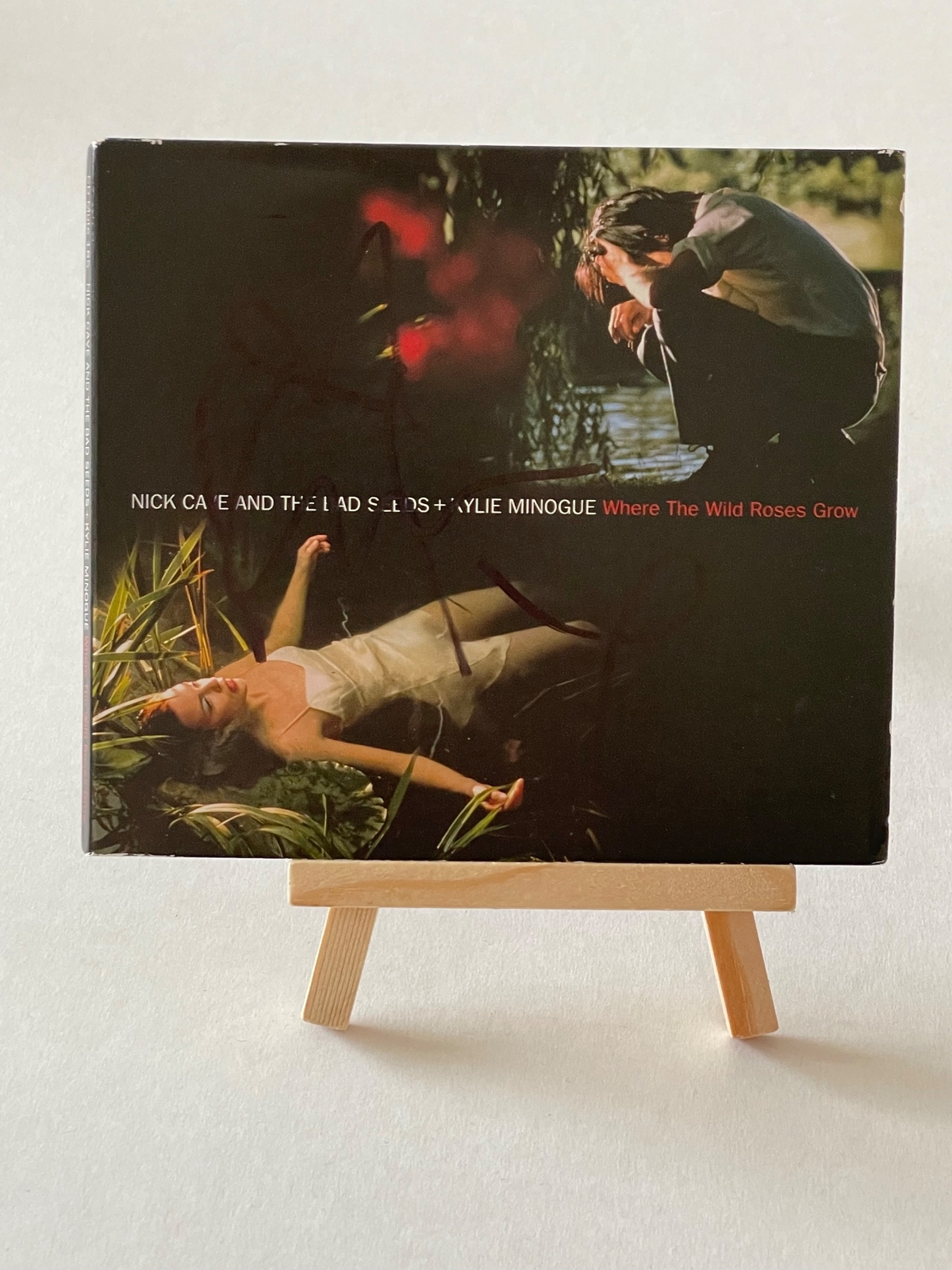 Nick Cave and The Bad Seeds + Kylie Minogue - Where The Wild Roses Grow Cd. Signed by Kylie Minogue