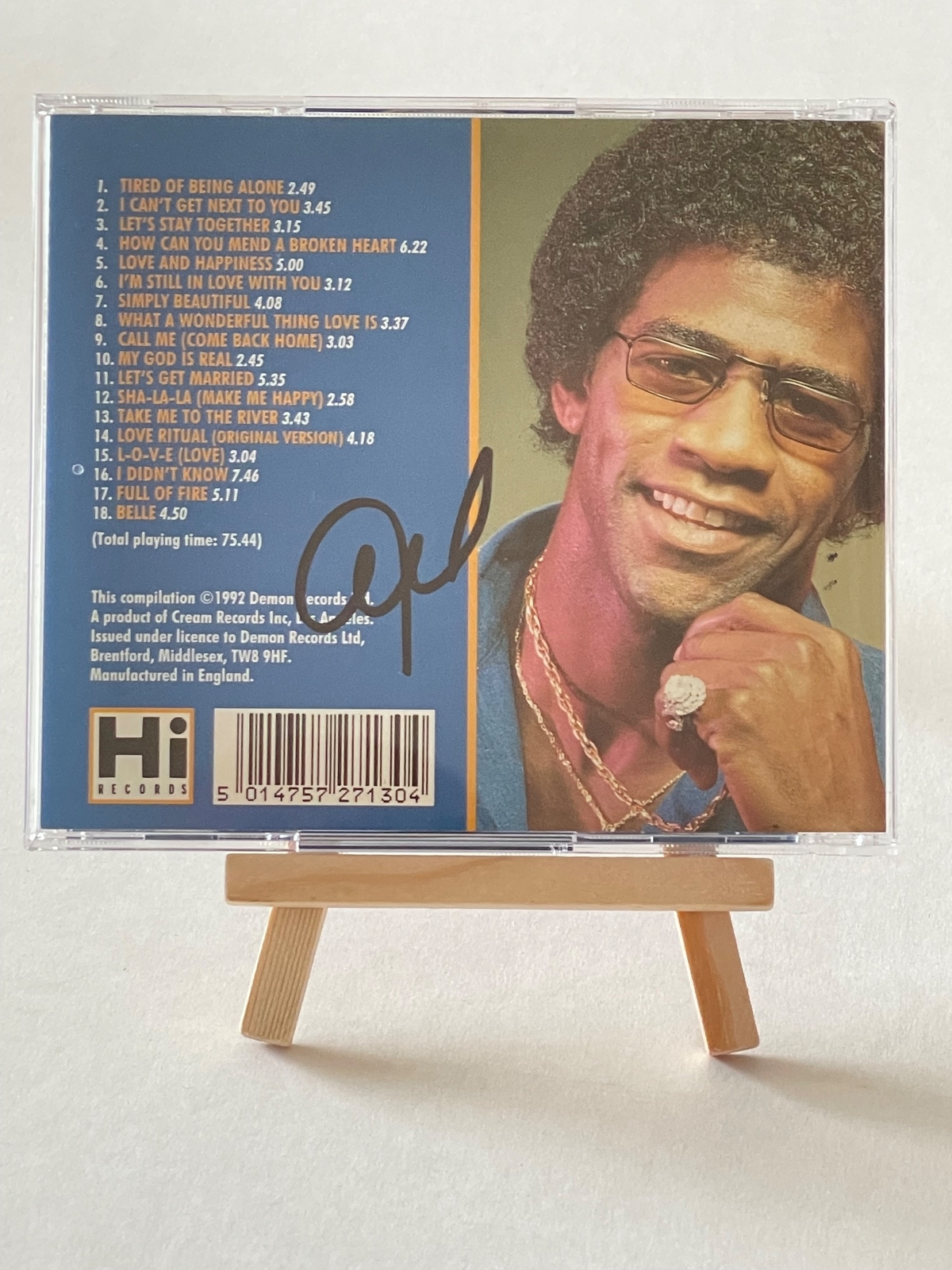 Al Green - The Greatest Hits CD. Signed by Al Green
