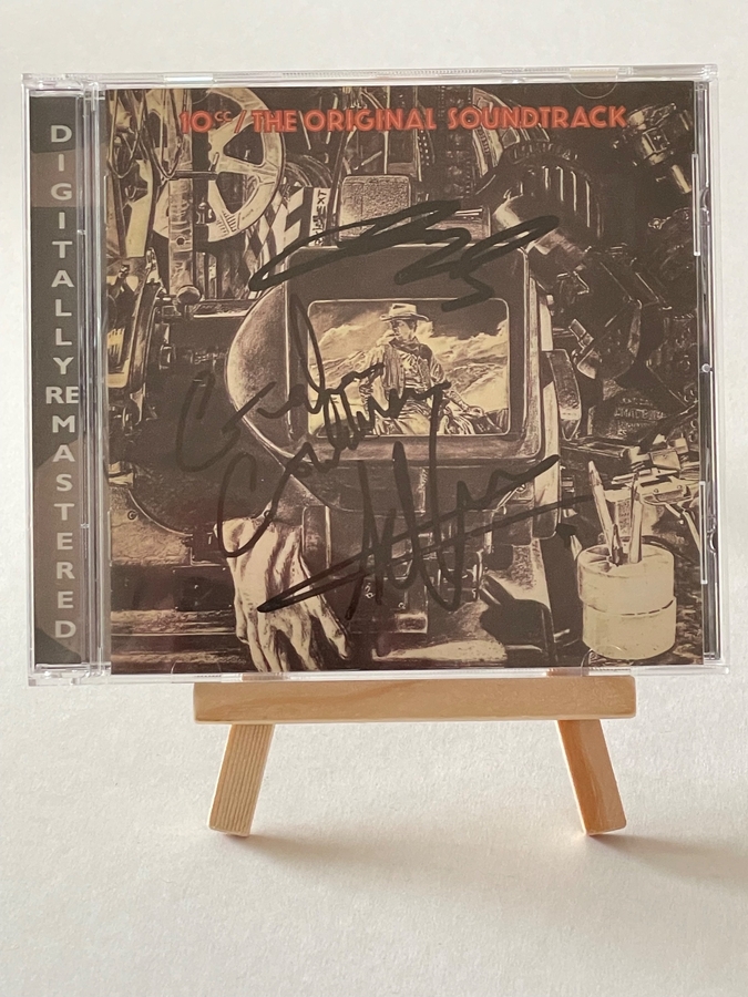 10CC - The Original Soundtrack CD. Signed by Graham Gouldman, Kevin Godley and Lol Creme