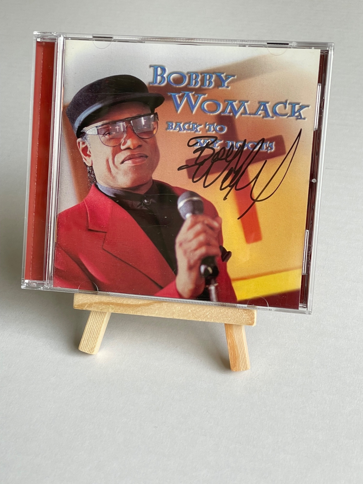 Bobby Womack - Back to my roots CD. Signed by Bobby Womack