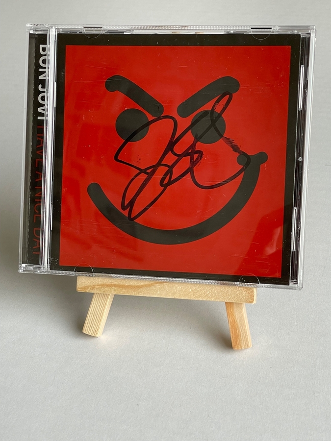 Bon Jovi - Have A Nice Day CD. Signed by Jon Bon Jovi (slightly smudged)