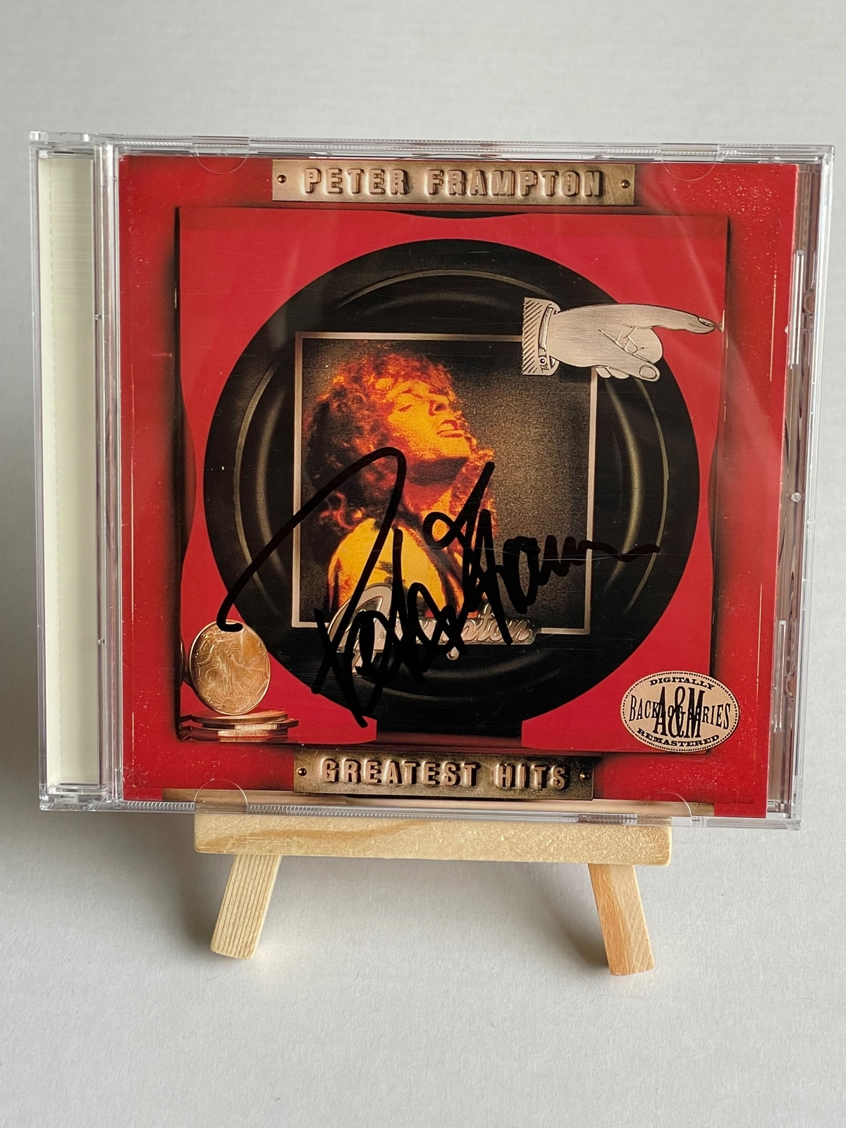 Peter Frampton - Greatest Hits Cd. Signed by Peter Frampton