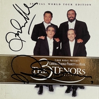 The 3 Tenors - Special World Tour Edition. Signed on Box cover by Placido Domingo and Zubi Mehta.