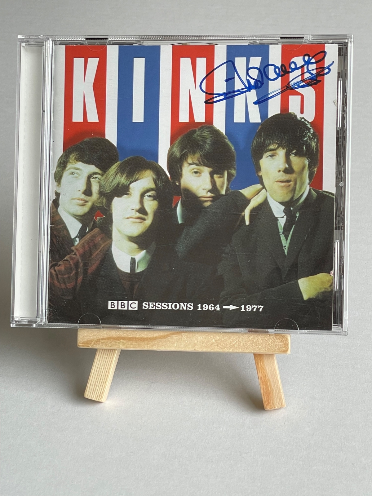 The Kinks - BBC Sessions 1964 - 1977. Signed by Mick Avory