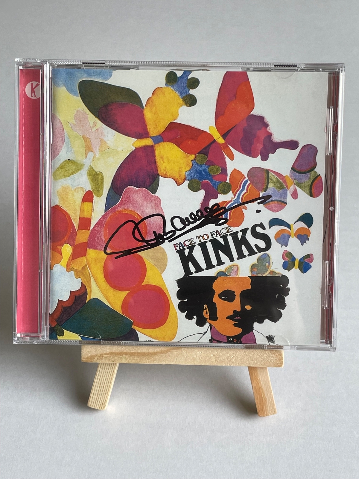 Kinks - Face To Face CD. Signed by Mick Avory