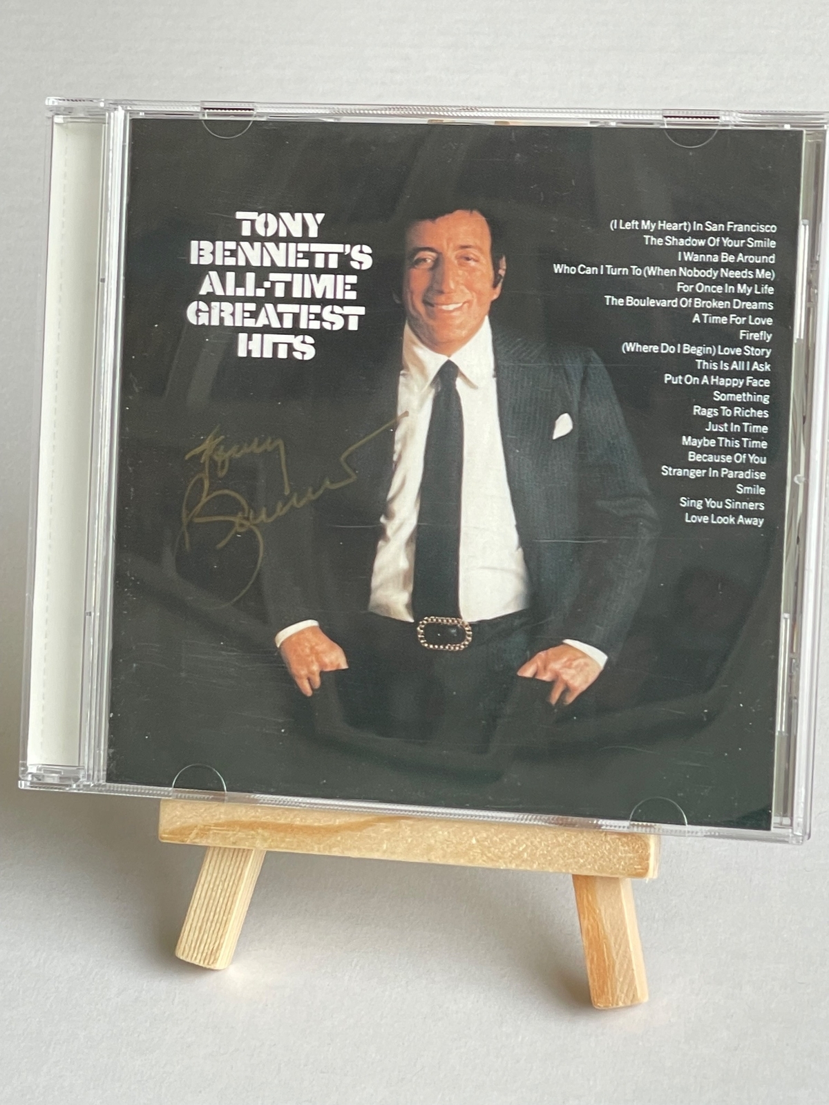 Tony Bennett - All Time Greatest Hits Cd. Signed by Tony Bennett