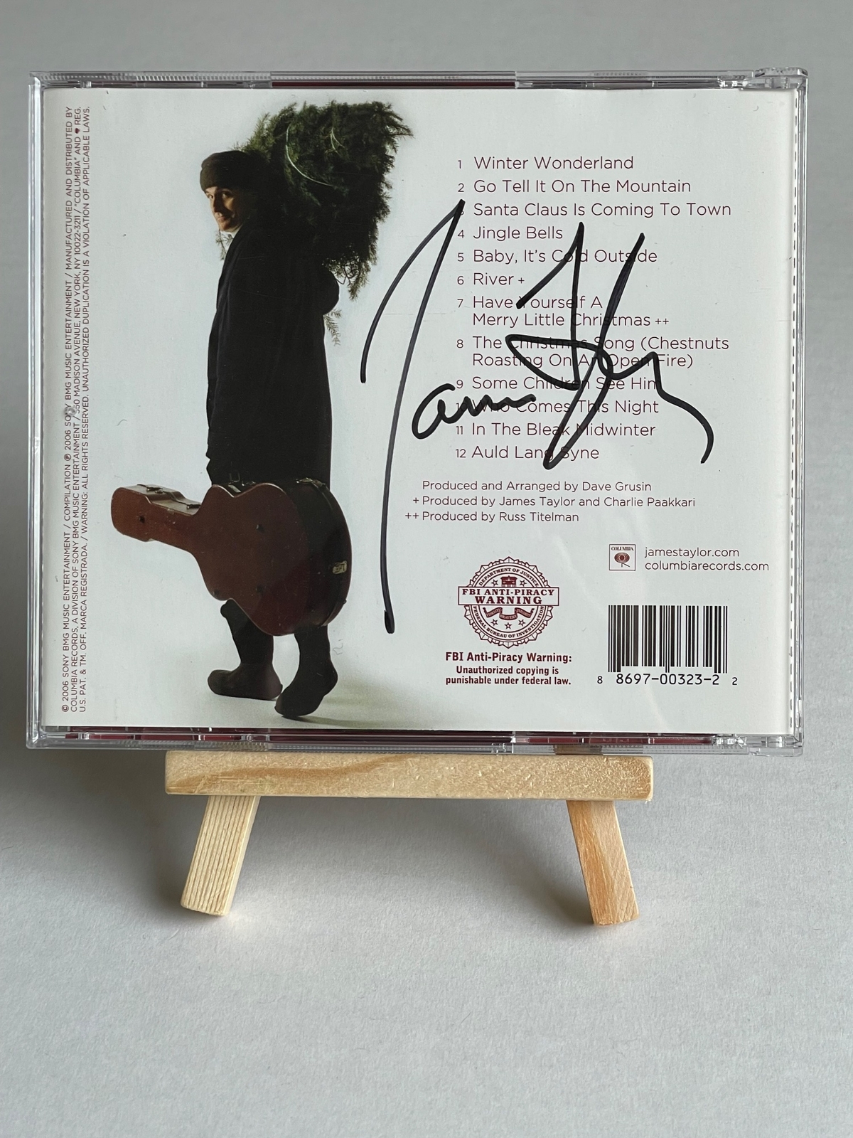 James Taylor - James Taylor at Christmas CD. Signed by James Taylor