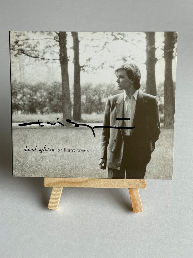 David Sylvian - Brilliant Trees Cd. Signed by David Sylvian and Steve Nye on rear