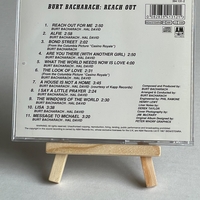 Burt Bacharach - Reach Out CD. Signed by Burt Bacharach