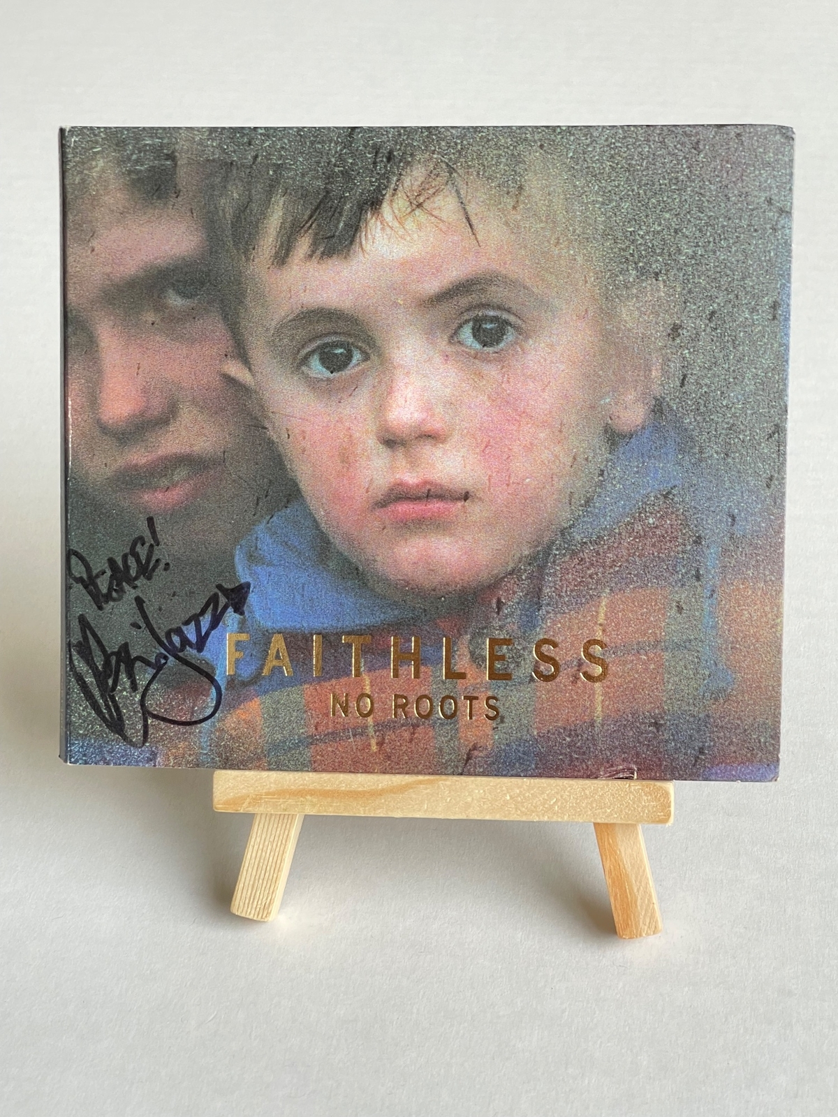 Faithless - No Roots CD. Signed by Maxi Jazz
