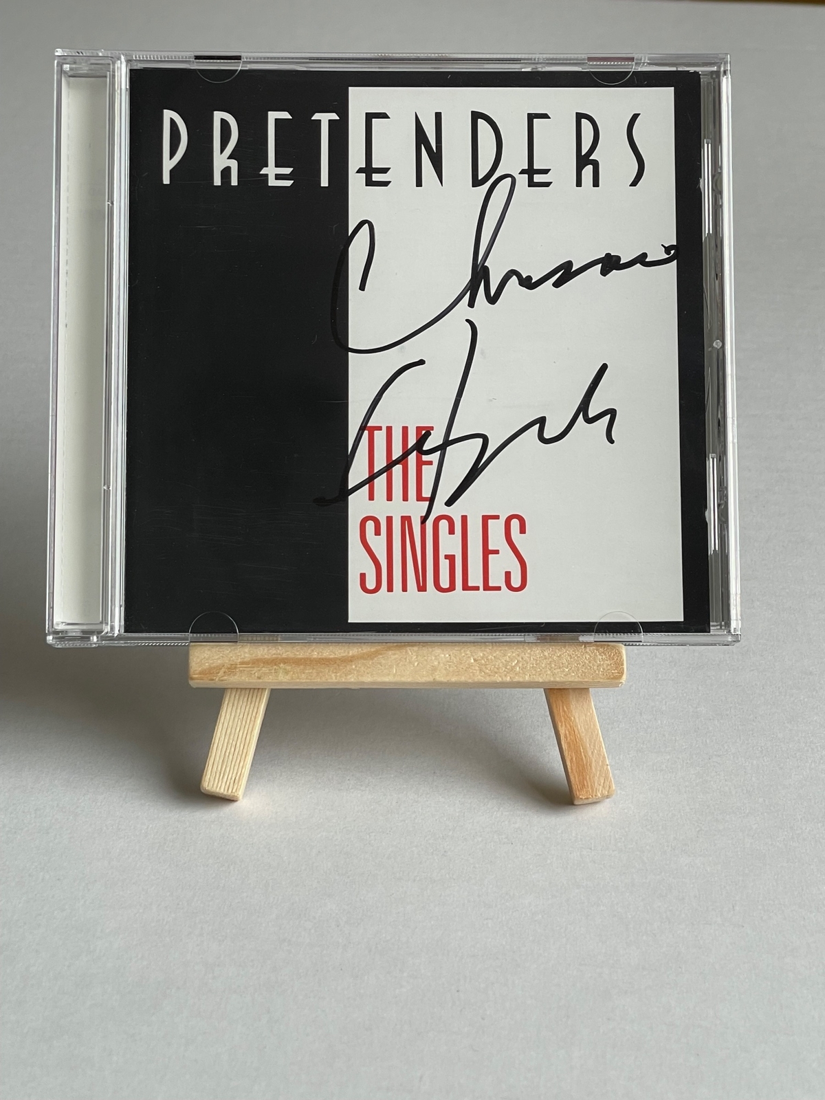 Pretenders - The Singles CD. Signed by Christie Hynde