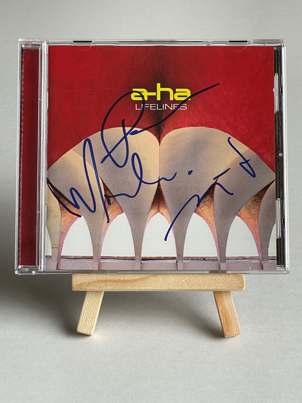 A-HA - Lifelines CD. Signed by Morton Harket, Magne Furuholmen and Paul Waaktaar-Savoy