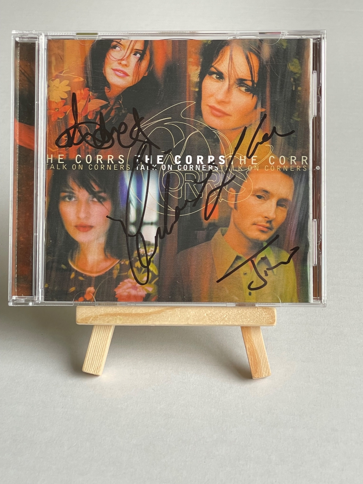 The Corrs - Talk on Corners cd. Signed by Andrea, Sharon, Jim and Caroline Corr