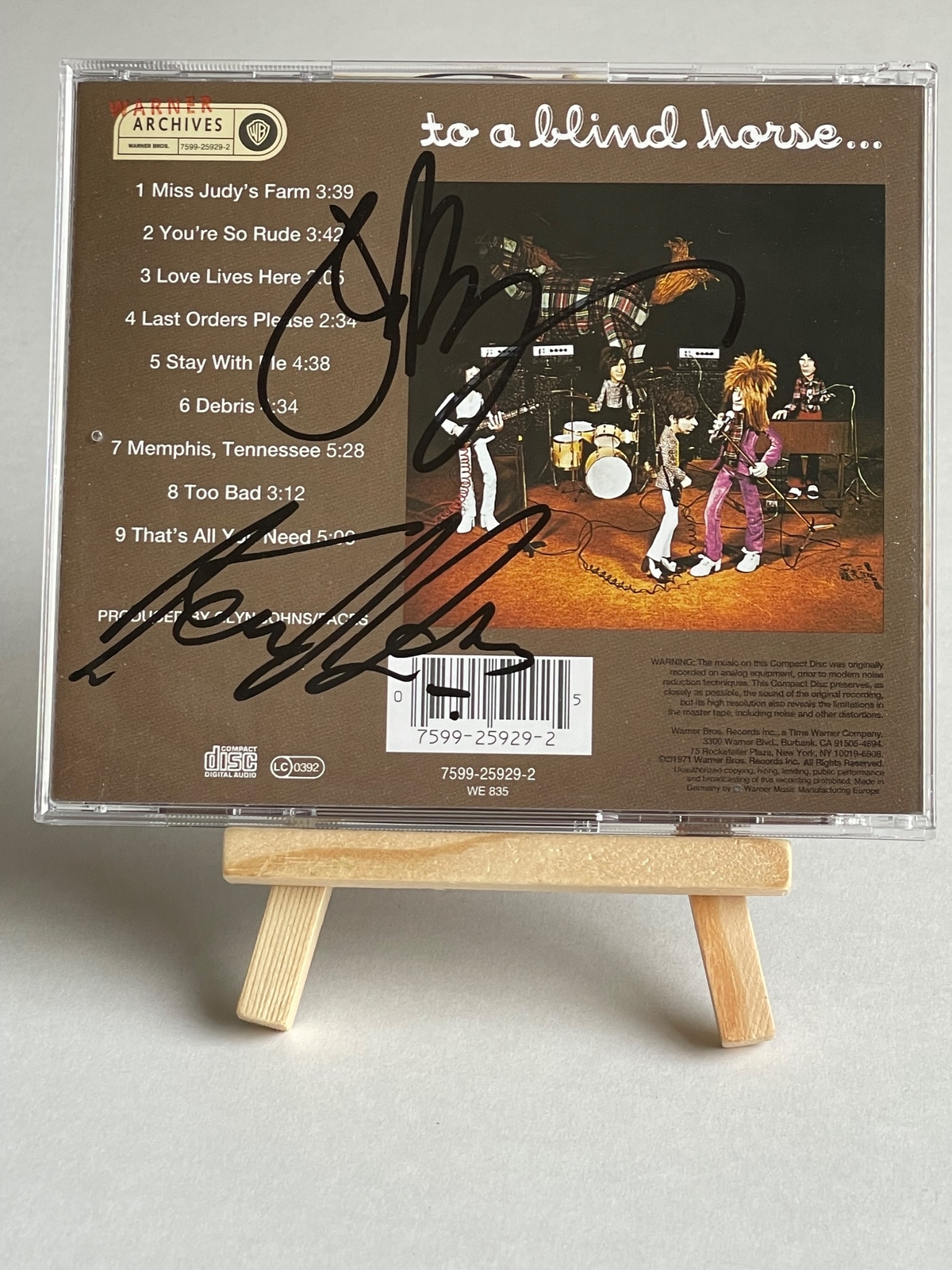 Faces - A nod is as good as a wink cd. Signed by Kenny Jones and Ian McLagan